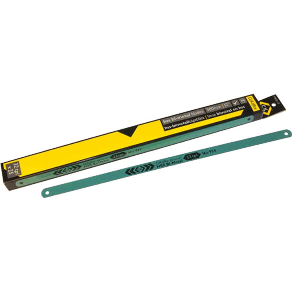 Image of CK HSS Bi Metal Hacksaw Blades 12" / 300mm 32tpi Pack of 25