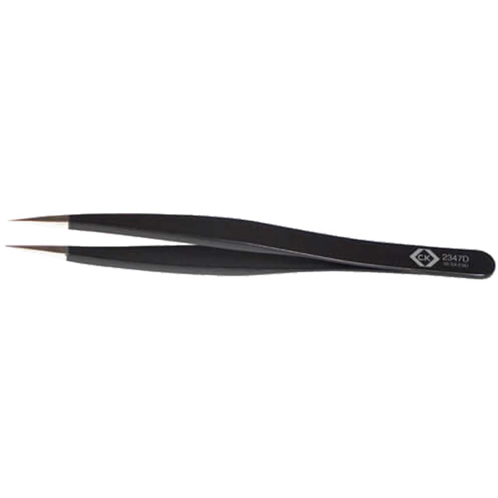 Image of CK Precision ESD Tweezers Thick Flat Edges and Smooth Tips