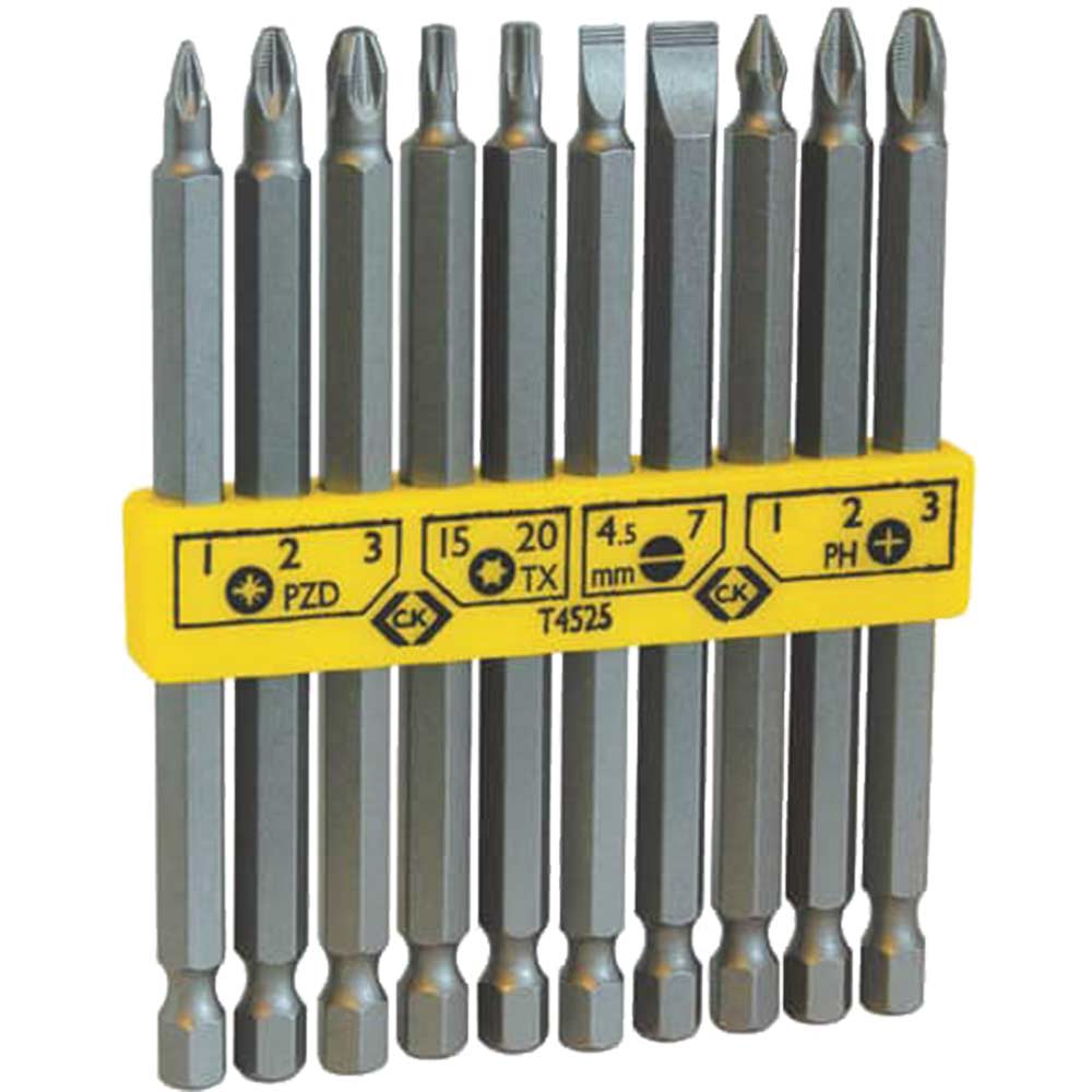 Image of CK 10 Piece Long Reach Screwdriver Bit Set