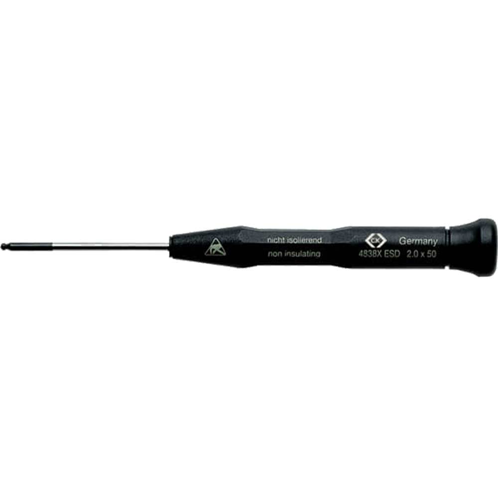 Image of CK Xonic ESD Precision Ball End Hex Screwdriver 1.5mm 50mm