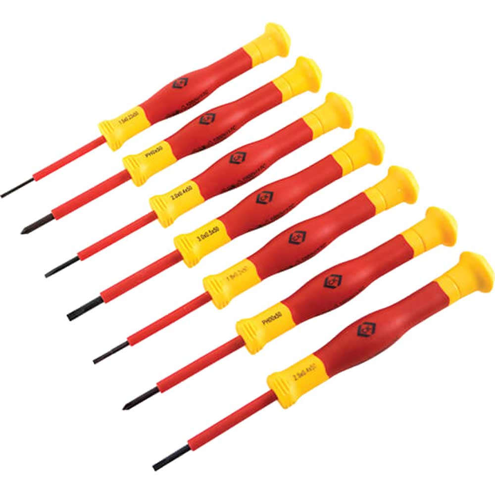 Image of CK 7 Piece VDE Insulated Precision Screwdriver Set