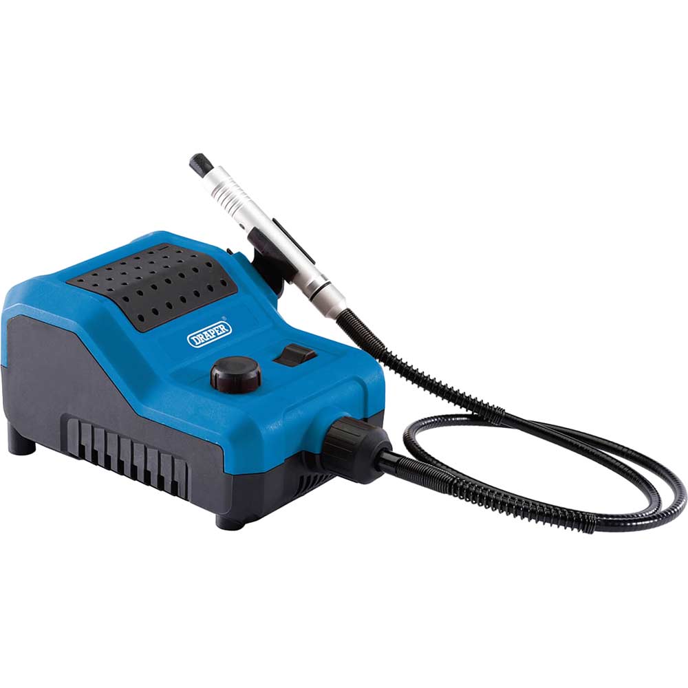 Draper D20EG D20 20v Cordless Grinding and Engraving Rotary Tool Kit No Batteries No Charger No Case