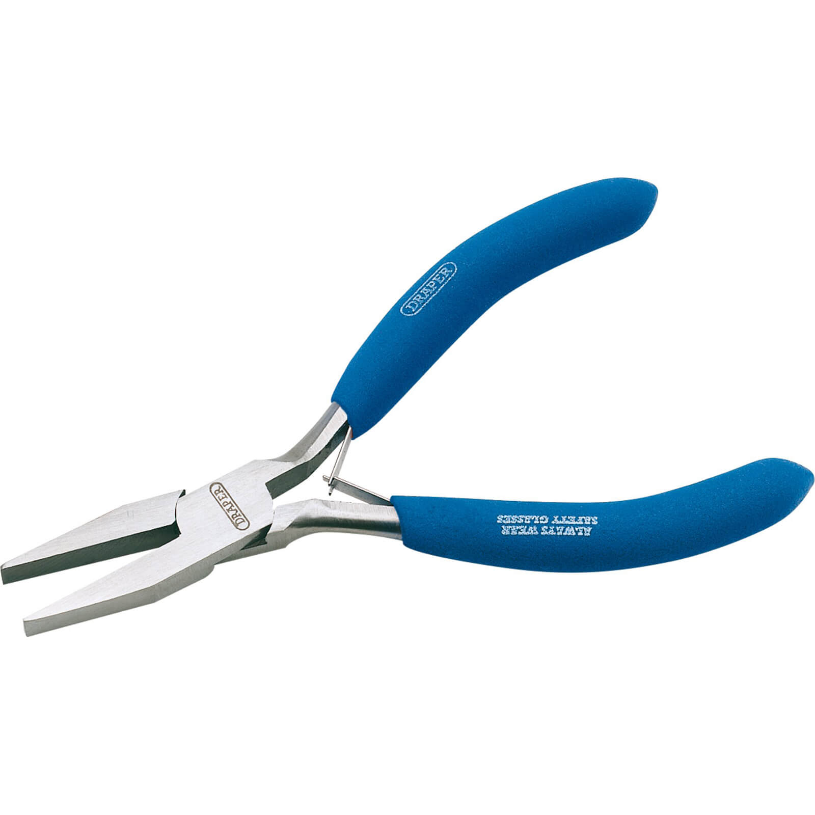 Image of Draper Carbon Steel Flat Nose Pliers 125mm