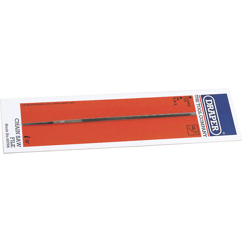 Photo of Draper Chainsaw File 150mm 4mm Pack Of 1