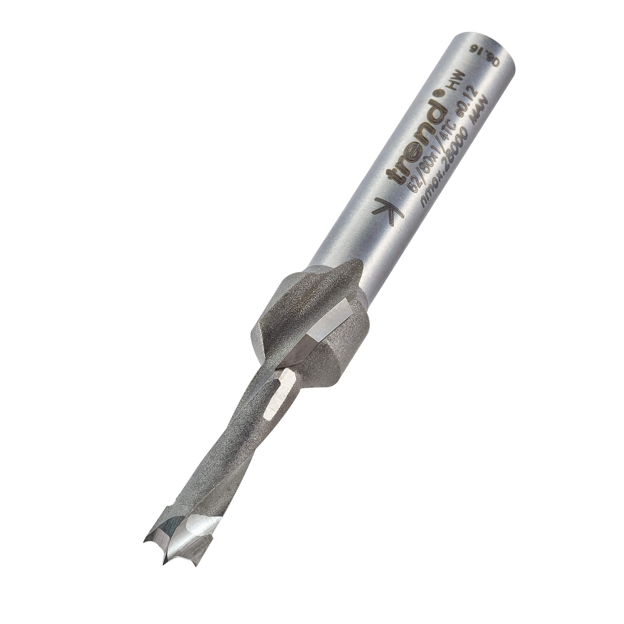Image of Trend Router Drill Countersunk Counterbore 9.5mm 20mm 1/4"