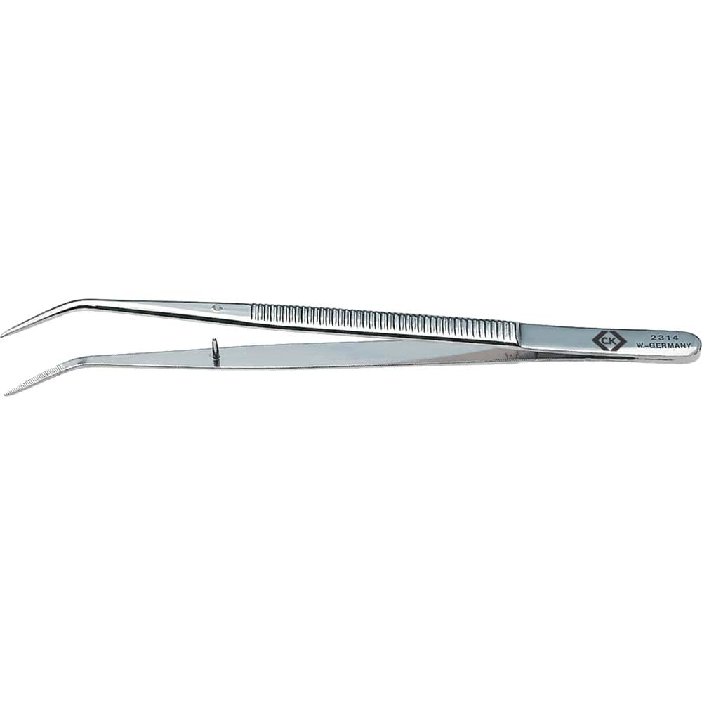 Image of CK Precision Universal Bent Fine Blunt Tip Tweezers