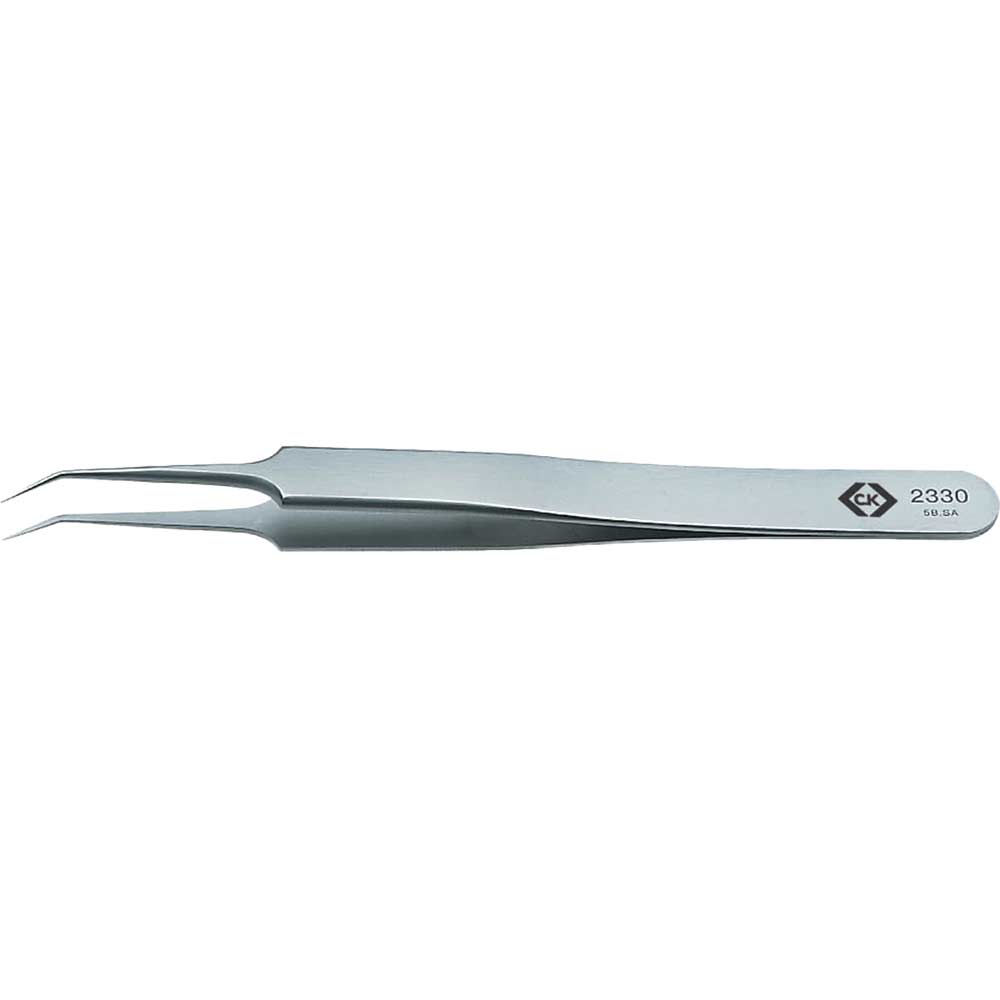 Image of CK Precision Superfine Tip Angled Tweezers