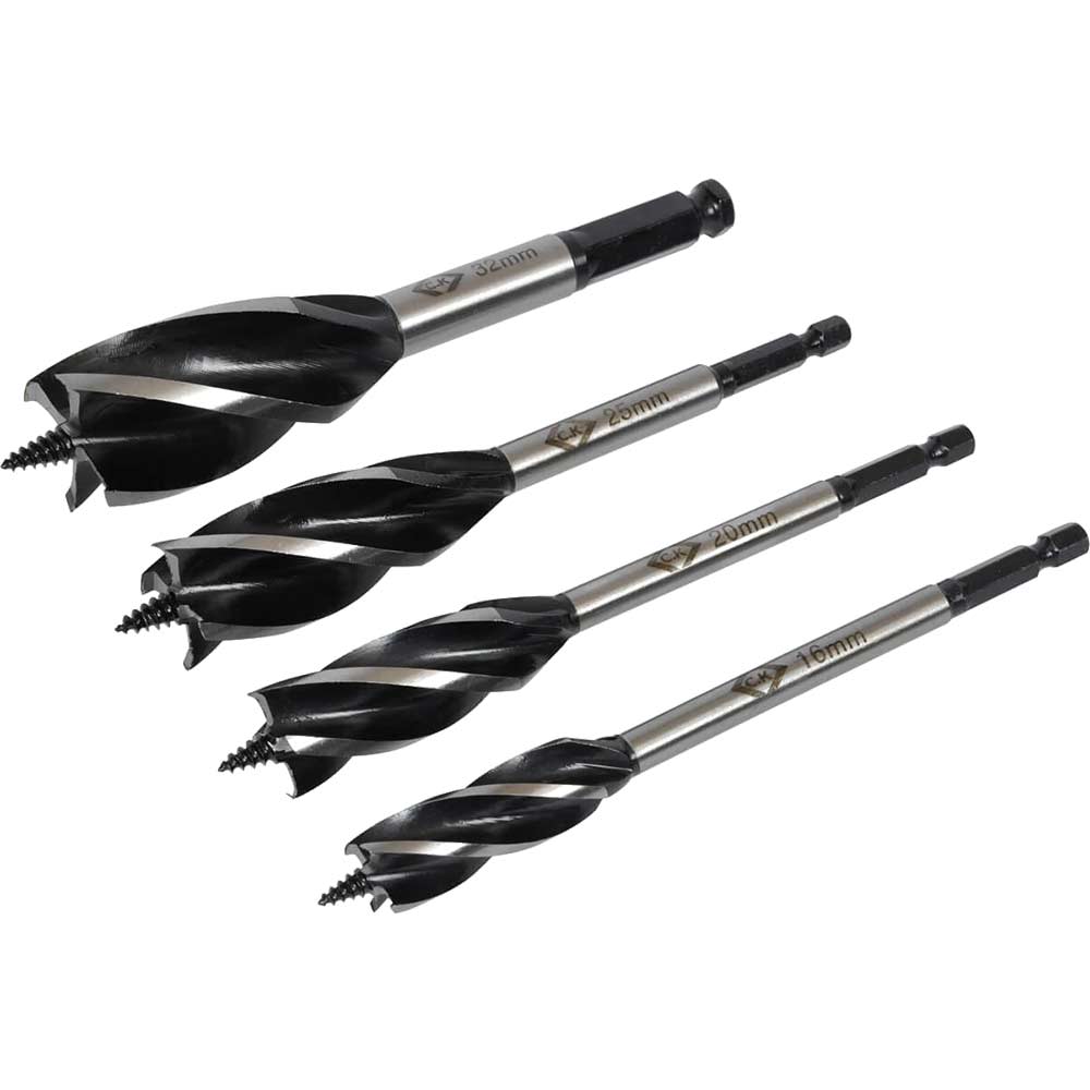 Image of CK 4 Piece Fast4 Wood Drill Bit Set