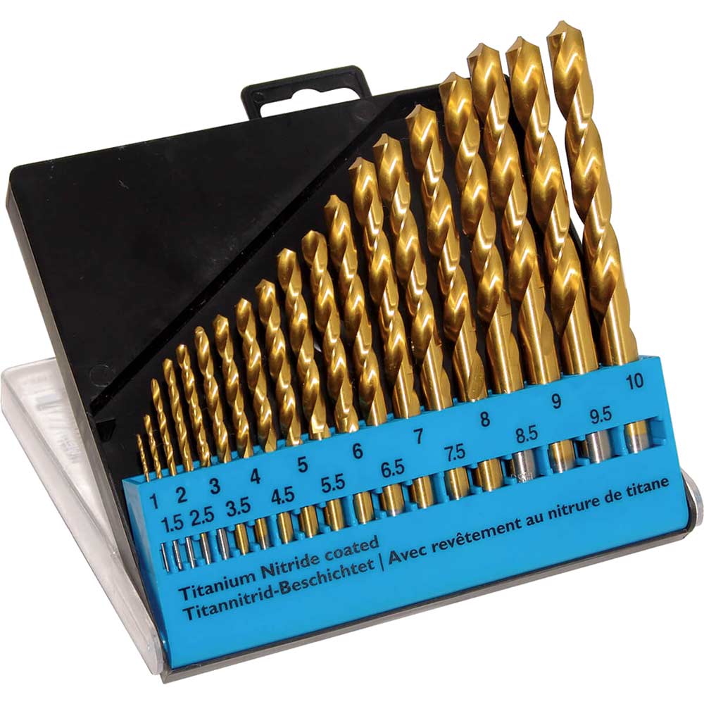 Image of CK 19 Piece HSS TiN Drill Bit Set