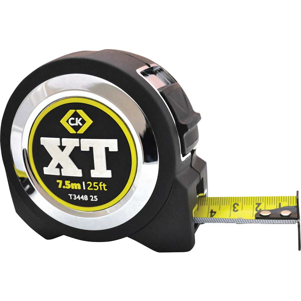 Image of CK XT Tape Measure Imperial & Metric 25ft / 7.5m 27mm