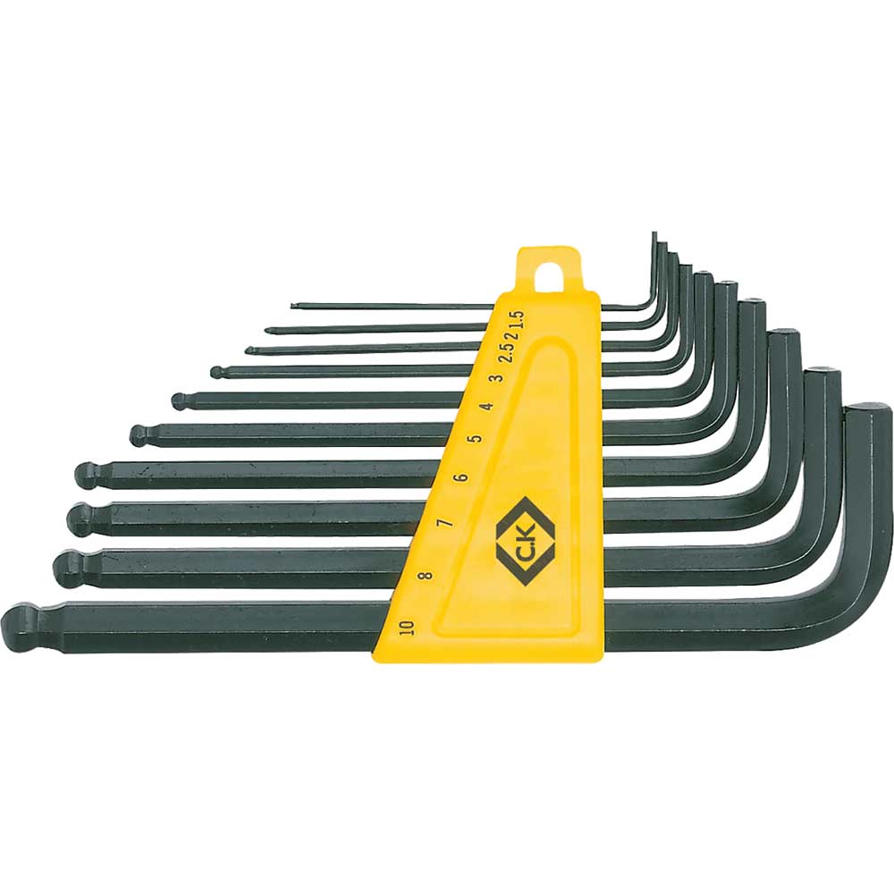 Image of CK 10 Piece Ball End Hexagon Allen Key Set