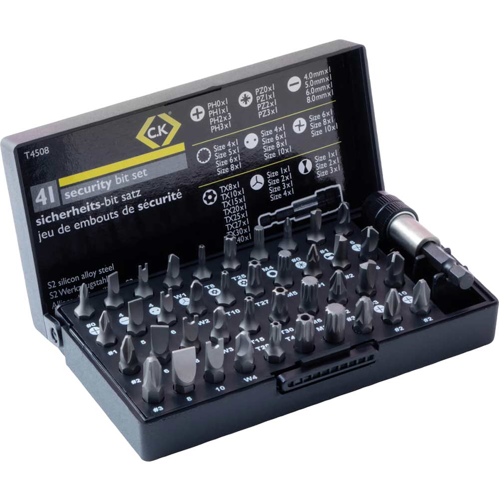 Image of CK 41 Piece S2 Security Screwdriver Bit Set