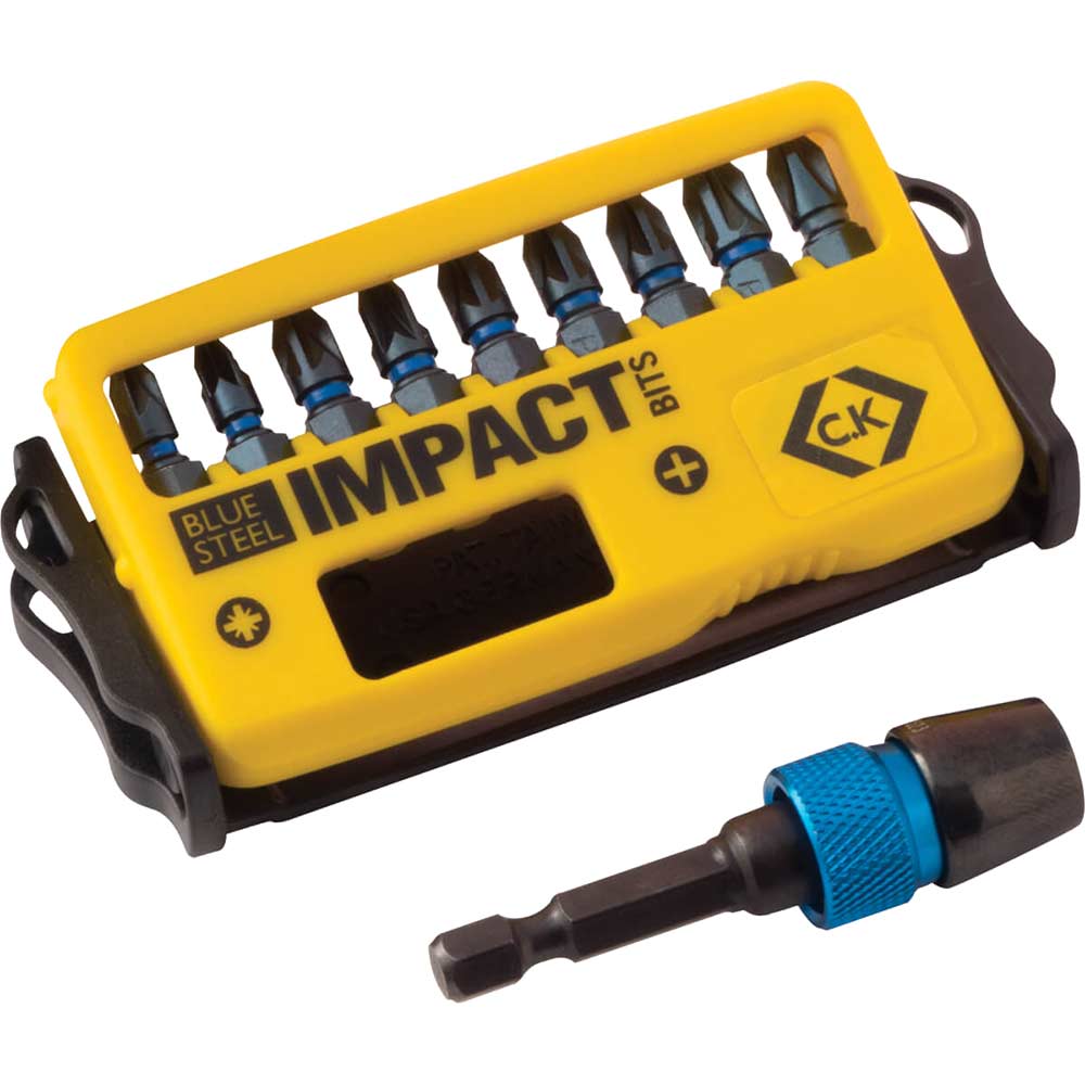 Image of CK Blue Steel 10 Piece Impact Screwdriver Bit Set