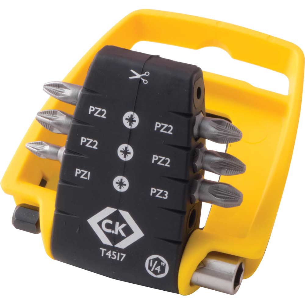 Image of CK 7 Piece Pozi Screwdriver Bit Set