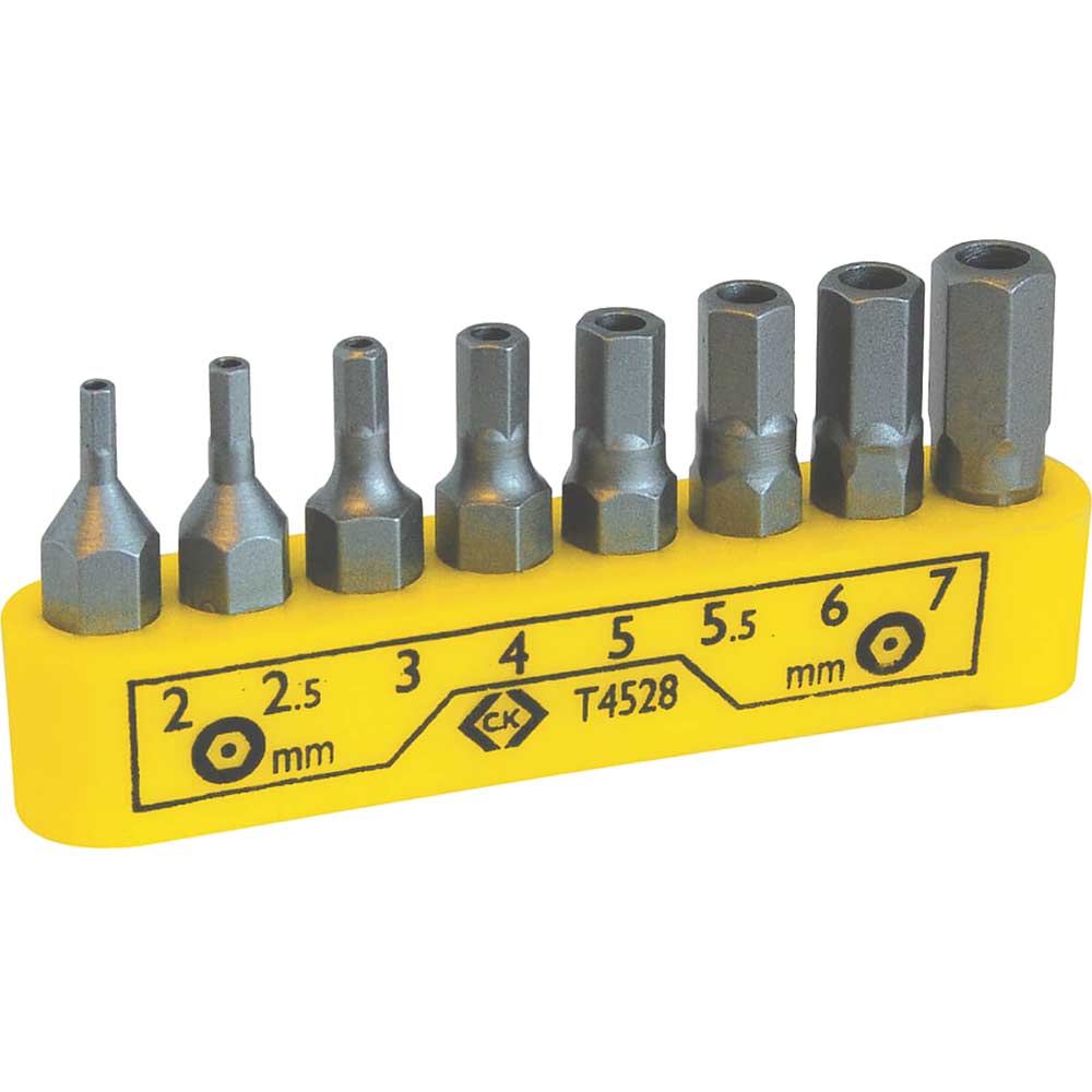 Image of CK 8 Piece Security Hexagon Screwdriver Bit Set