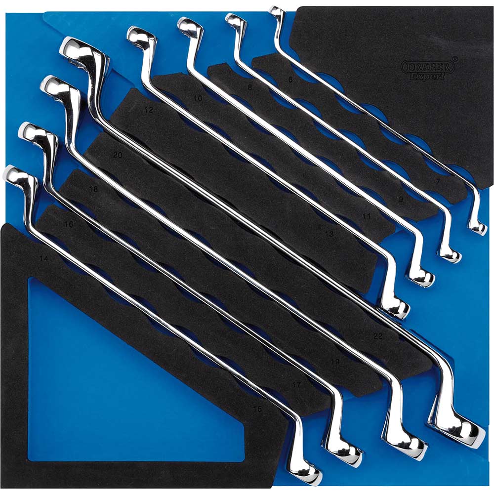 Photo of Draper 8 Piece Ring Spanner Set In Eva Insert Tray