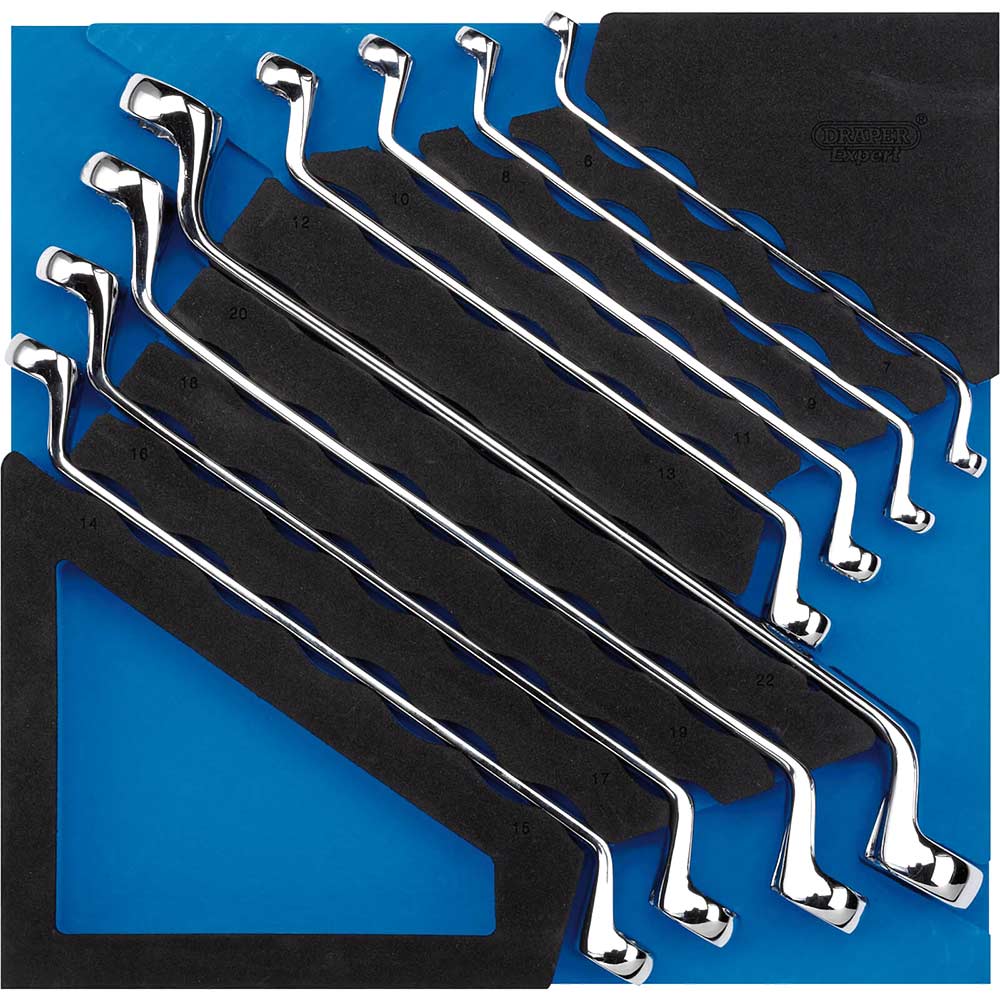 Draper 8 Piece Ring Spanner Set In Eva Insert Tray