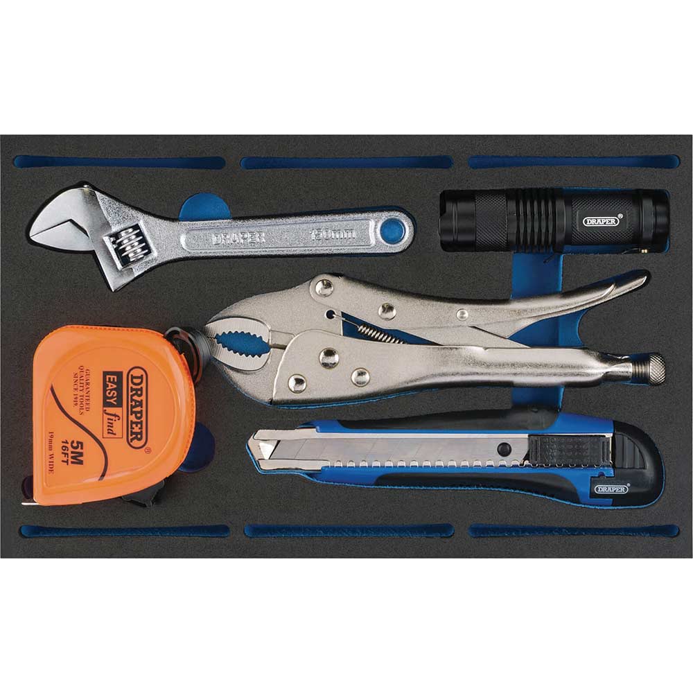 Photo of Draper 5 Piece Tool Kit In Eva Insert Tray