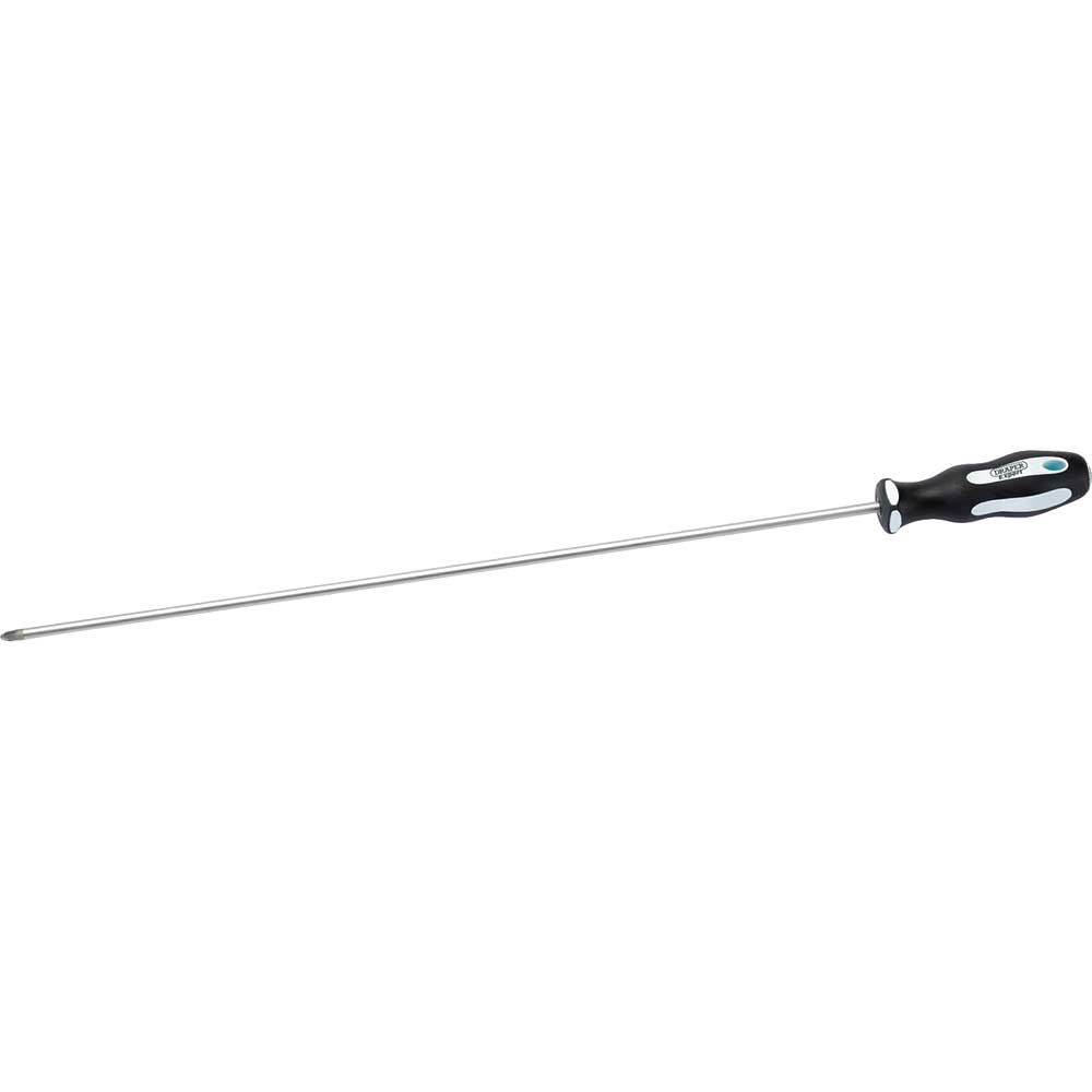 Photo of Draper Extra Long Soft Grip Screwdriver Pz2 450mm