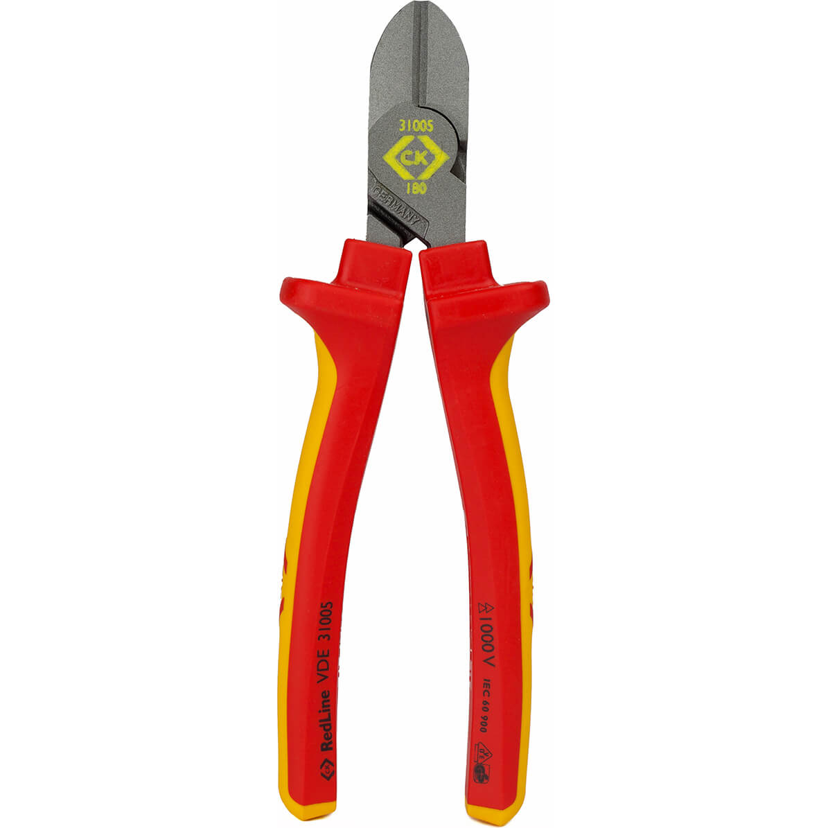 Image of CK RedLine VDE Insulated Side Cutters 180mm