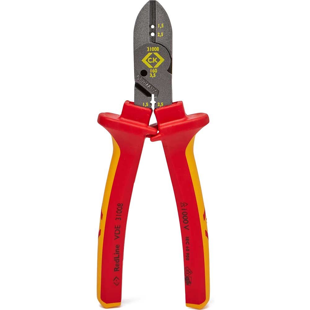 Image of CK RedLine CombiCutter 3 VDE Insulated Electricians Pliers 160mm
