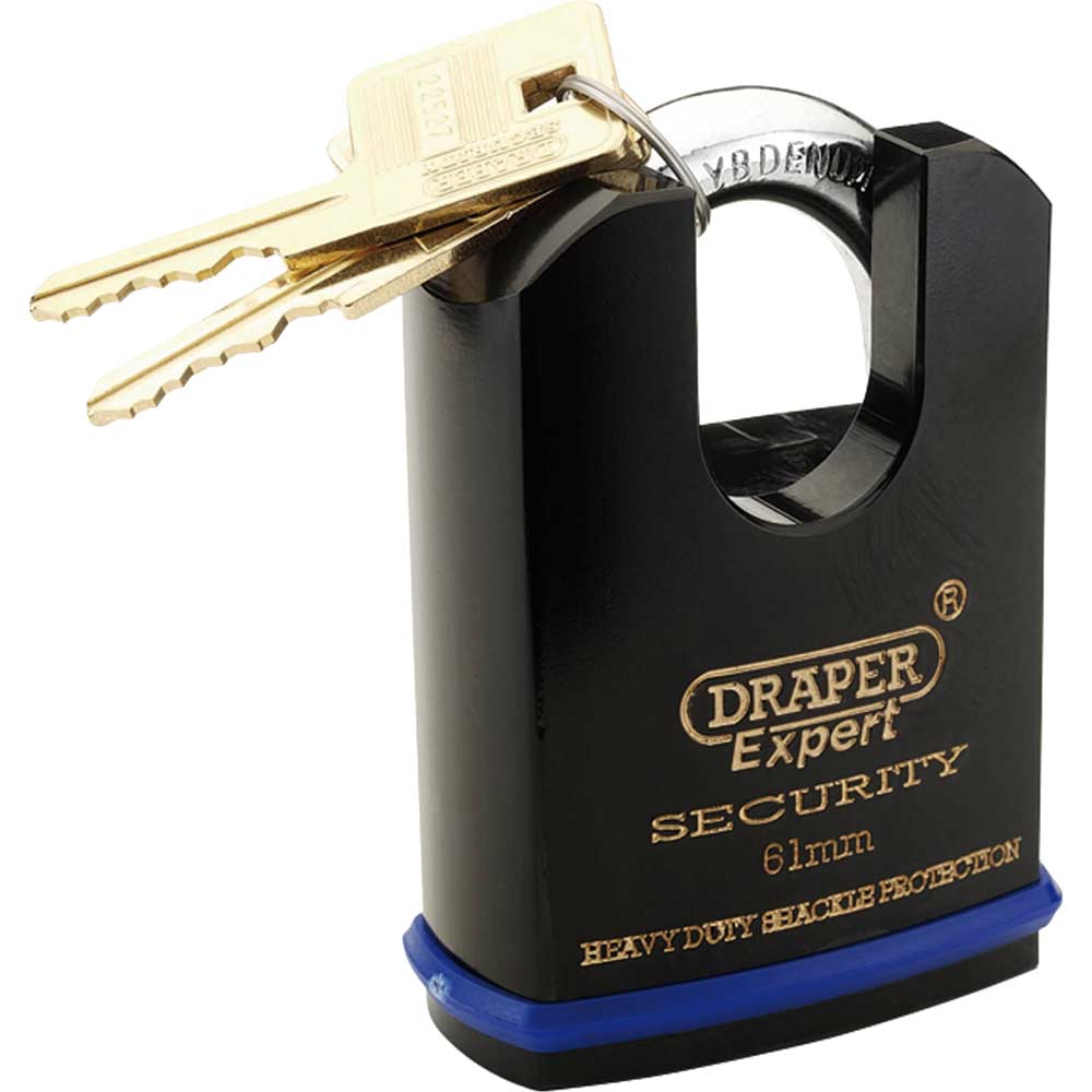 Photo of Draper Expert Heavy Duty Padlock Closed Shackle 61mm Standard