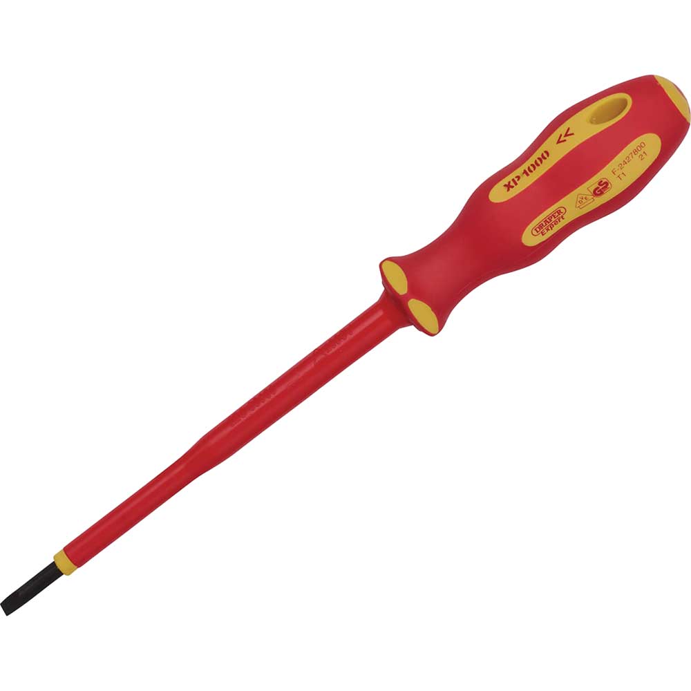Photo of Draper Expert Ergo Plus Vde Insulated Parallel Slotted Screwdriver 3.5mm 100mm