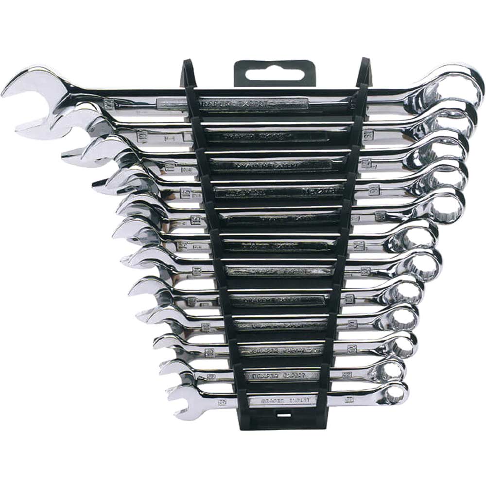 Photo of Draper Expert 12 Piece Hi Torq Combination Spanner Set Metric