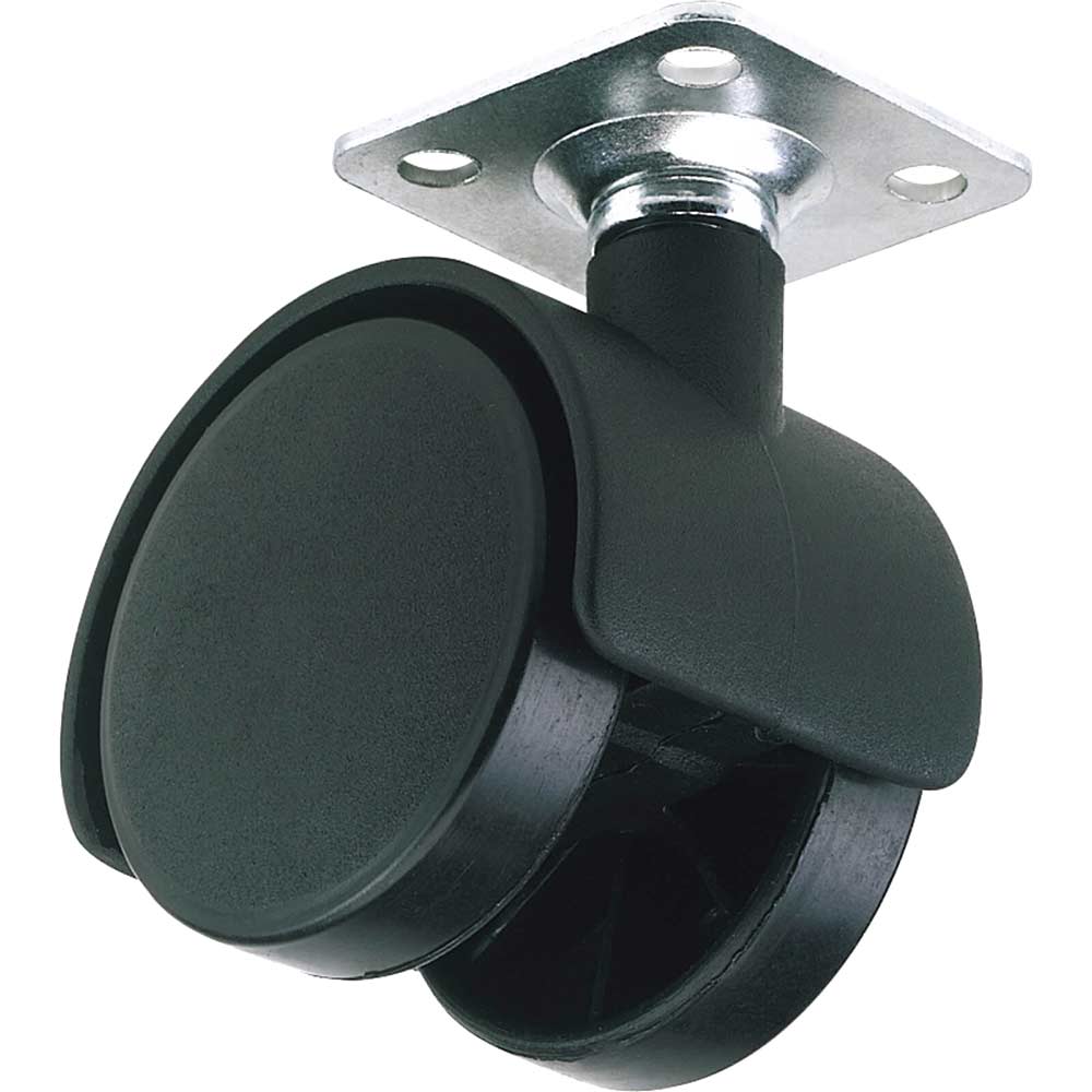 Draper Twin Nylon Wheeled Castor 40mm