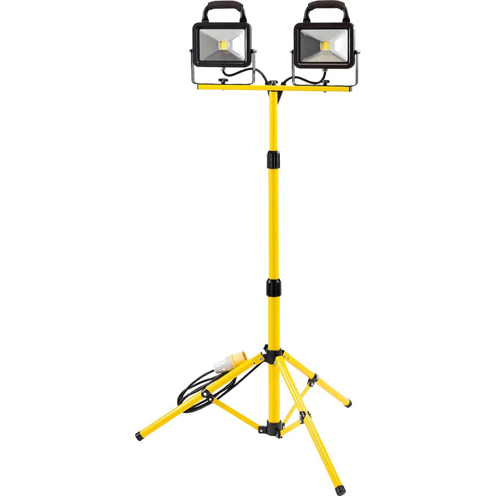 View Draper Cob Led Work Tripod Light 110v View Draper Cob Led Work Tripod Light 110v