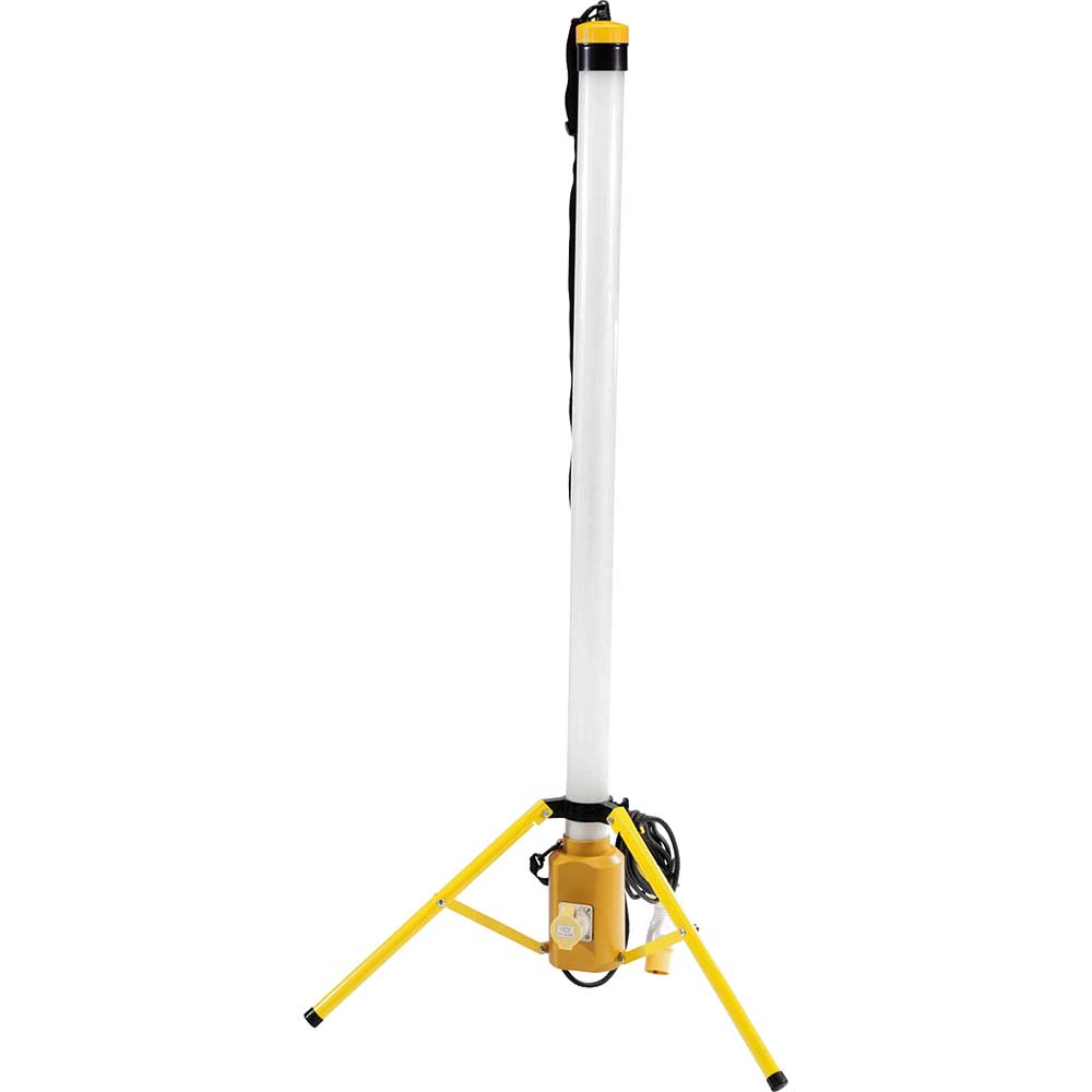 Photo of Draper Smd Led Telescopic Tripod Tube Work Light 110v