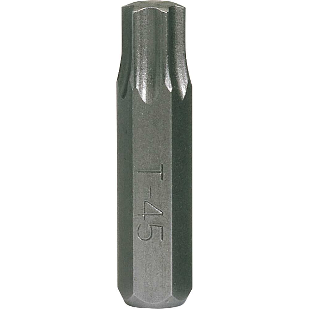Photo of Draper 8mm Hex Shank Impact Torx Screwdriver Bit T45 25mm Pack Of 1