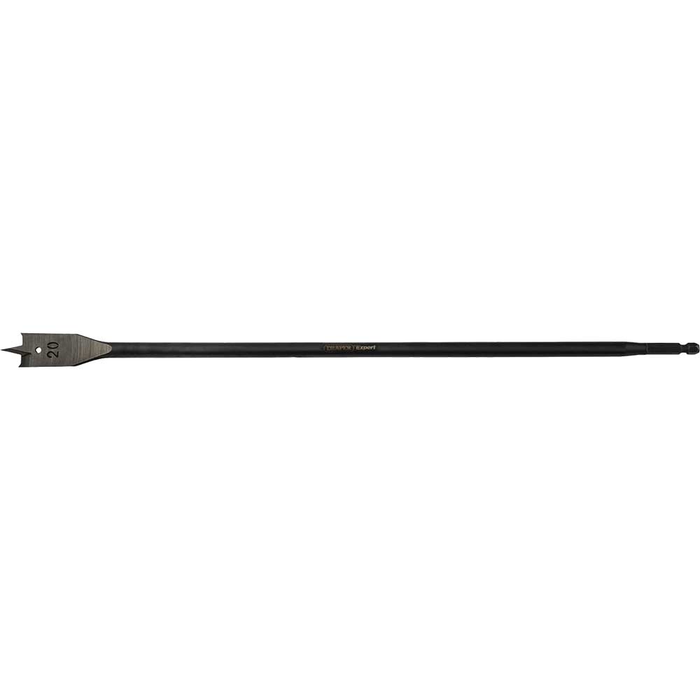 Photo of Draper Expert Extra Long Flat Wood Drill Bit 20mm 405mm