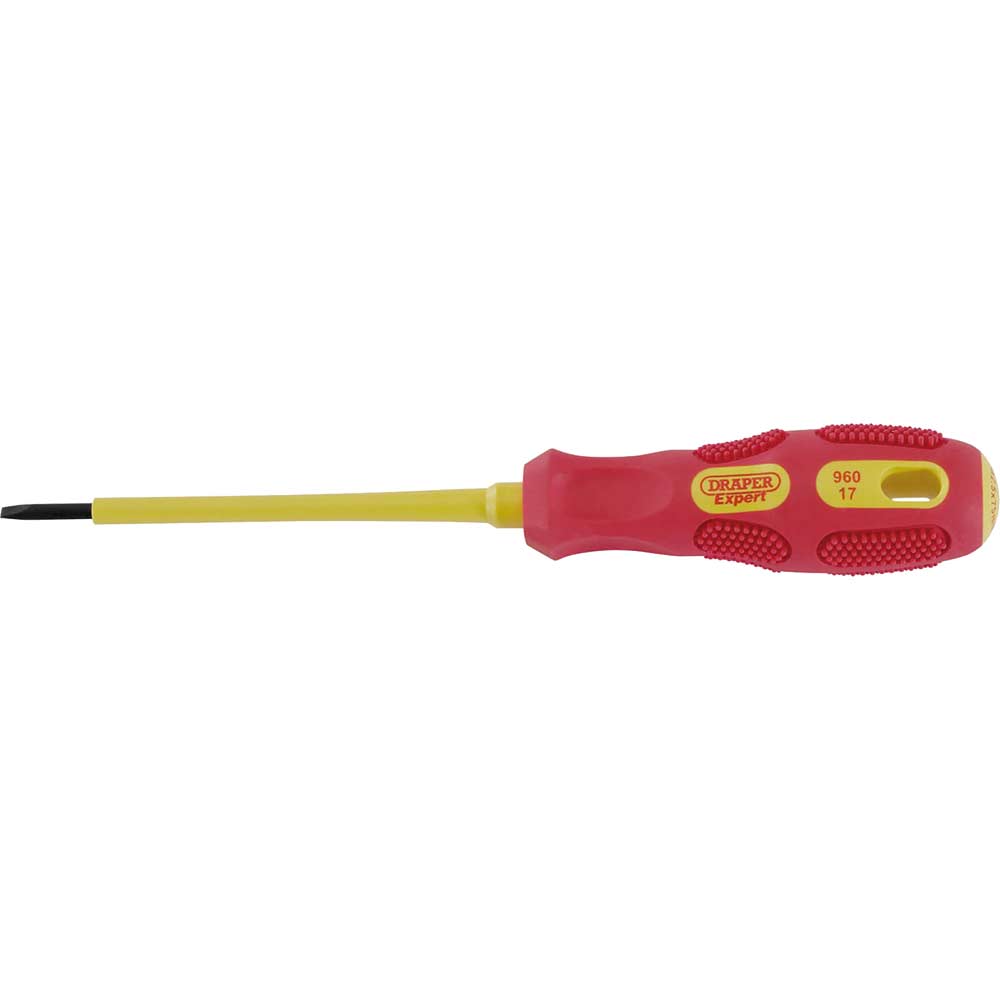 Photo of Draper Expert Vde Insulated Parallel Slotted Screwdriver 2.5mm 75mm