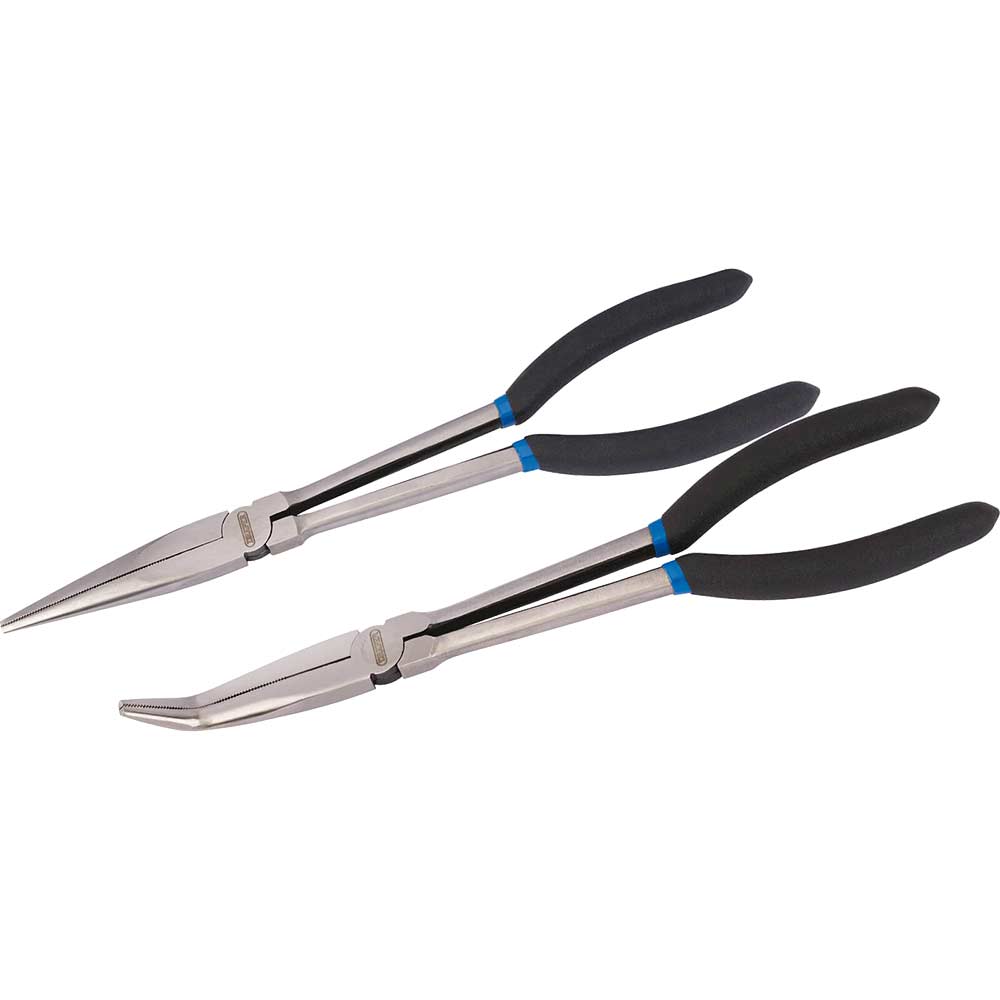 Image of Draper 2 Piece Long Reach Long Nose Plier Set