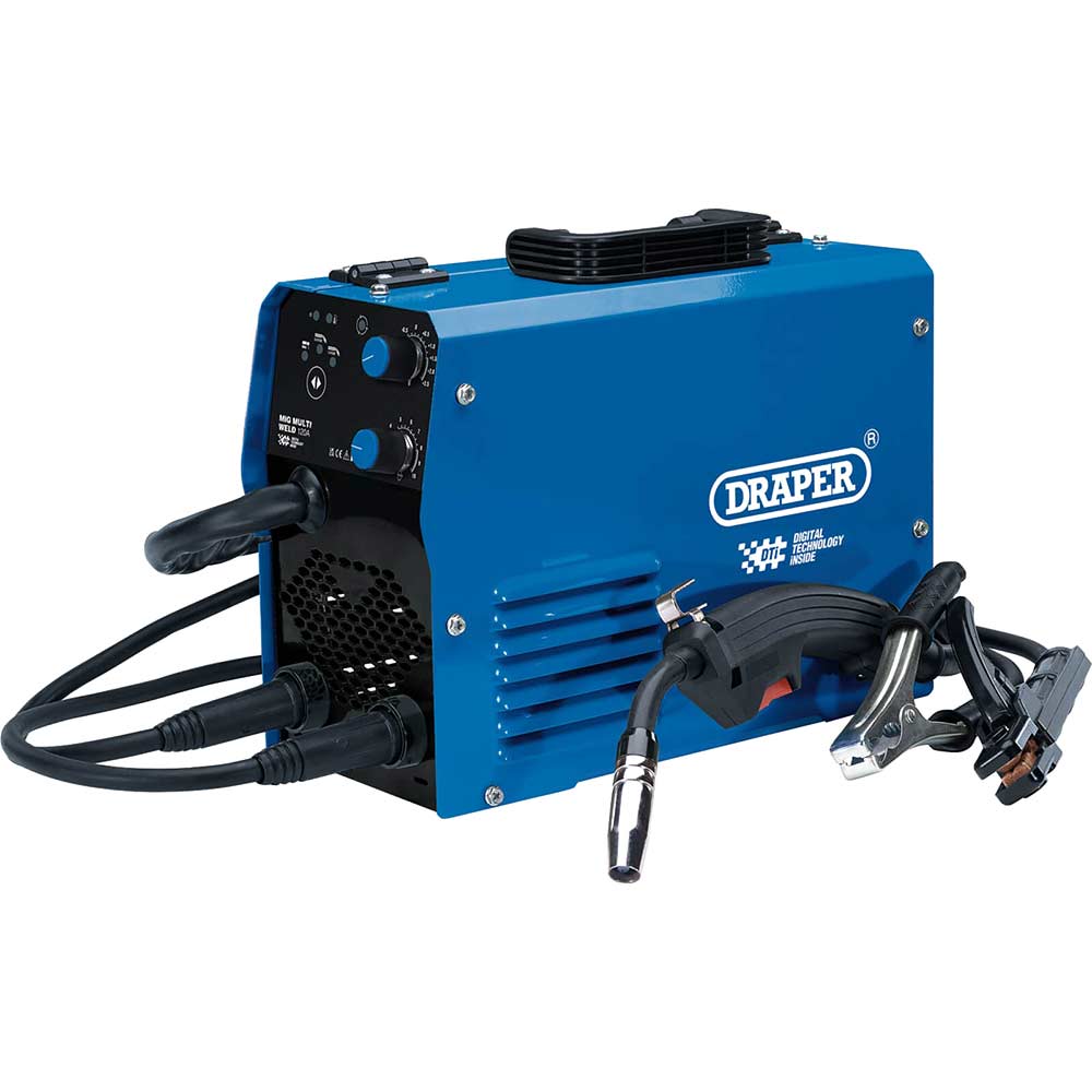 Photo of Draper 70049 Gasless Mig Inverter Multi Welder Dti 240v