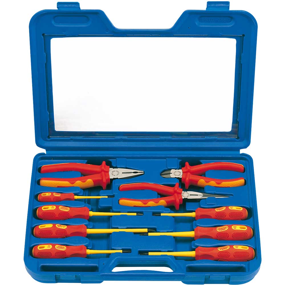 Image of Draper Expert 10 Piece Insulated Plier and Screwdriver Set