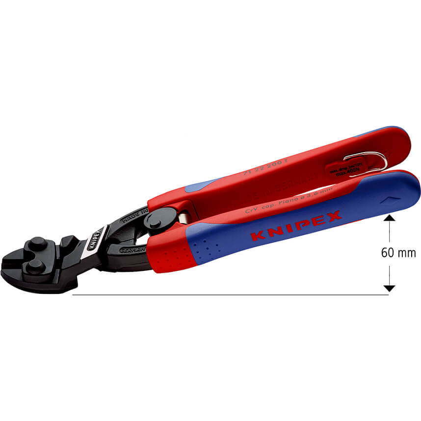 Photo of Knipex 71 22 Cobolt Compact Tethered Bolt Cutter 200mm