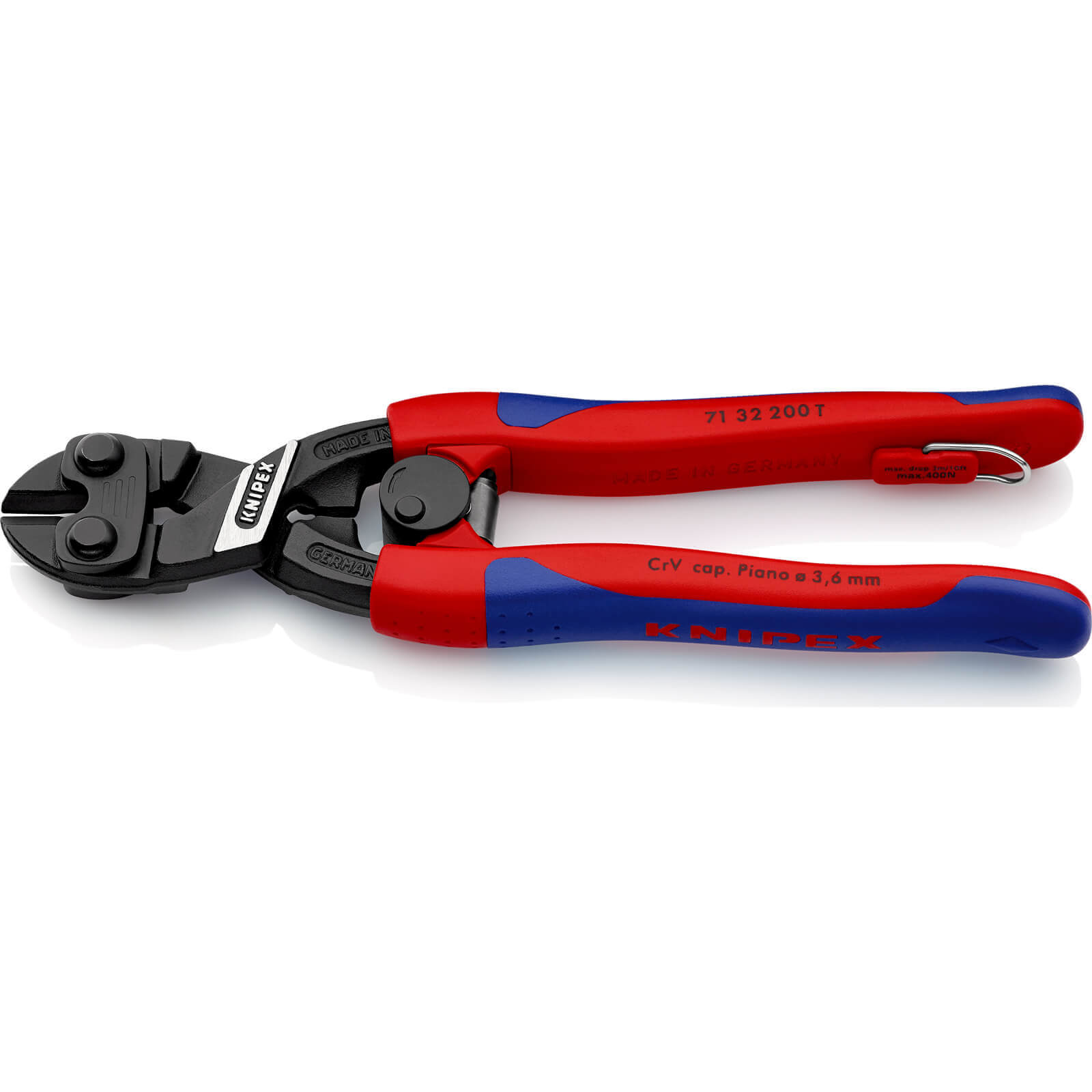 Photo of Knipex 71 32 Cobolt Compact Tethered Bolt Cutter 200mm