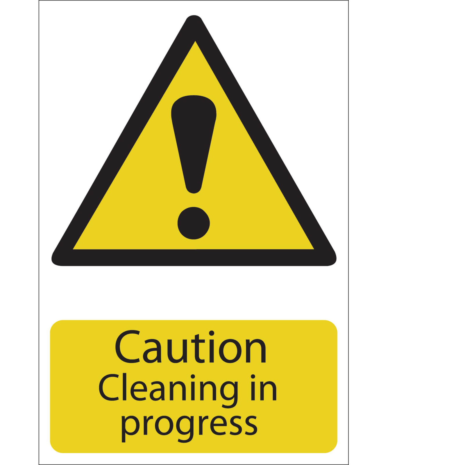 Photo of Draper Caution Cleaning In Progress Sign 200mm 300mm Standard