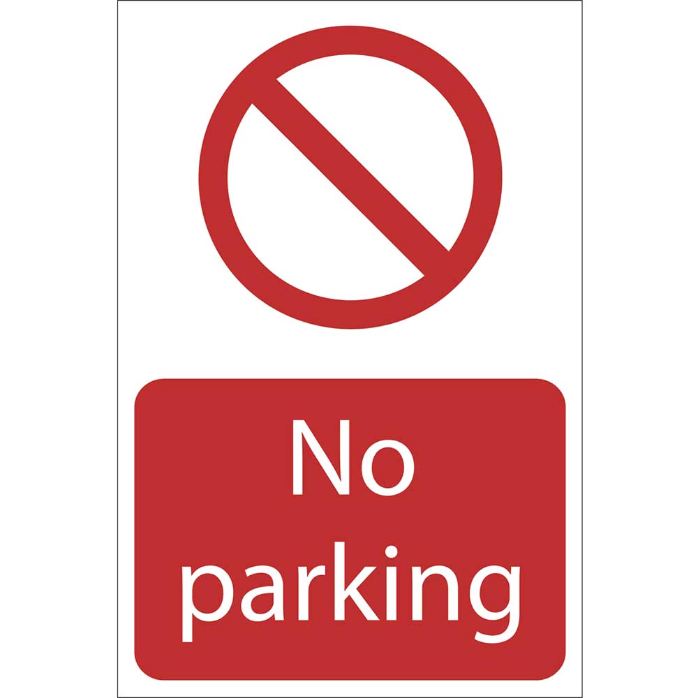 Photo of Draper No Parking Sign 400mm 600mm Standard