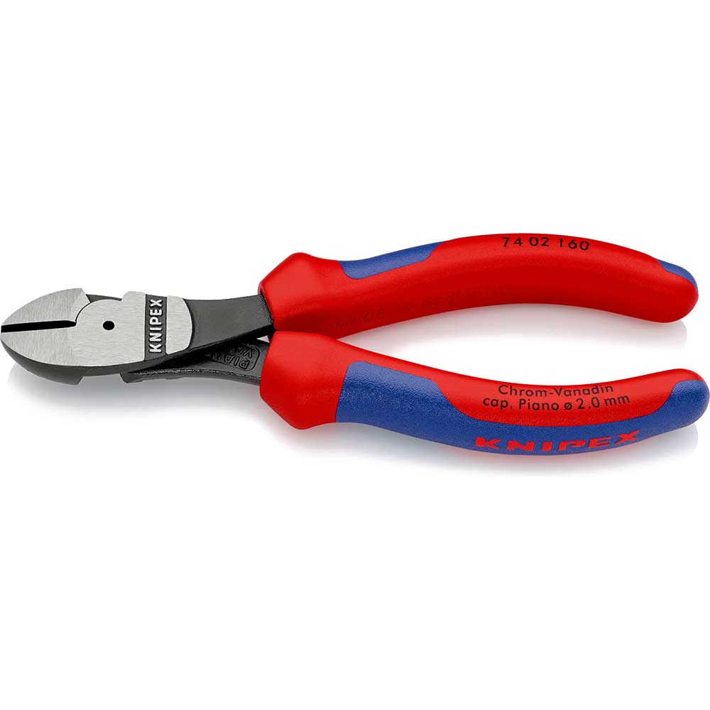 Photo of Knipex 74 02 Diagonal Cutting Pliers 160mm