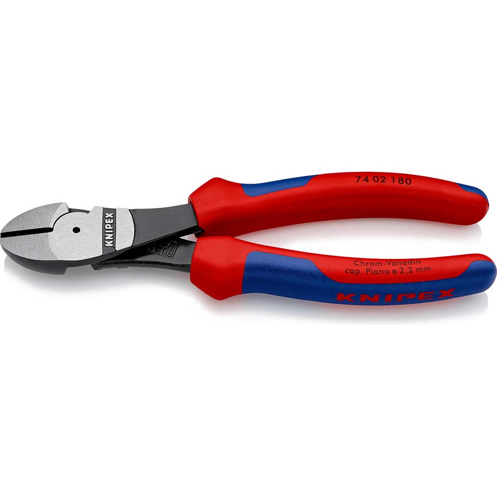 Photo of Knipex 74 02 Diagonal Cutting Pliers 180mm