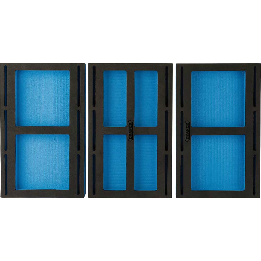 Photo of Draper 3 Piece 1/4 Drawer Eva Insert Tray Set