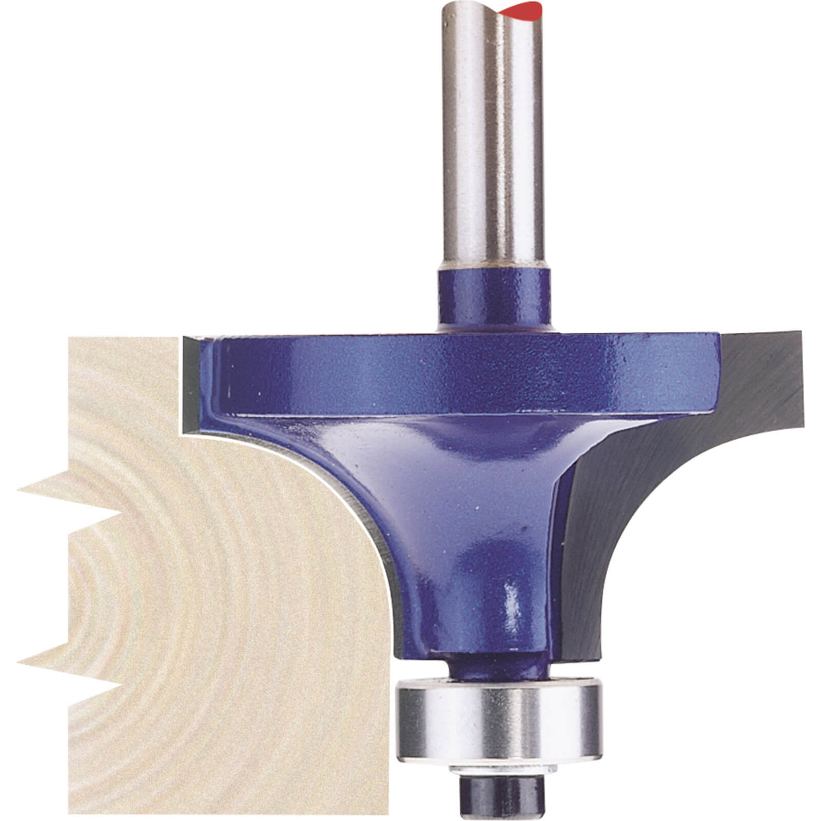 Image of Draper Bearing Guided Rounding Over Router Cutter 38mm 14mm 1/4"