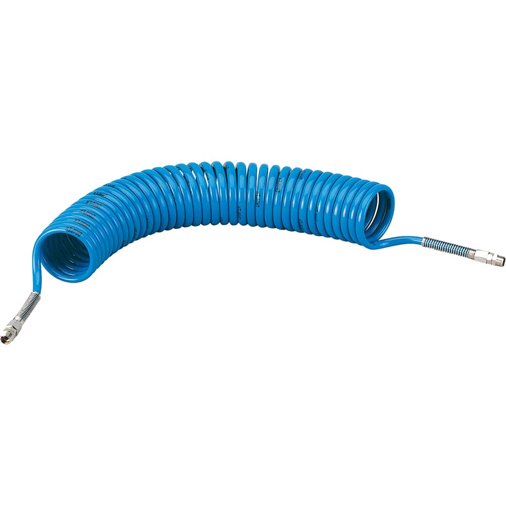 Photo of Draper Heavy Duty Coiled Air Line Hose 8mm 11.5m