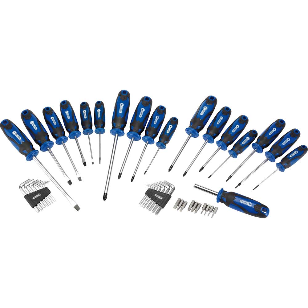 Draper 44 Piece Screwdriver Allen Key and Bit Set Screwdrivers