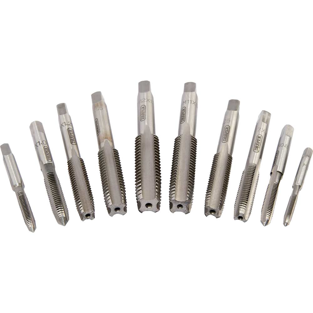 Image of Draper 10 Piece Hand Tap Set Metric