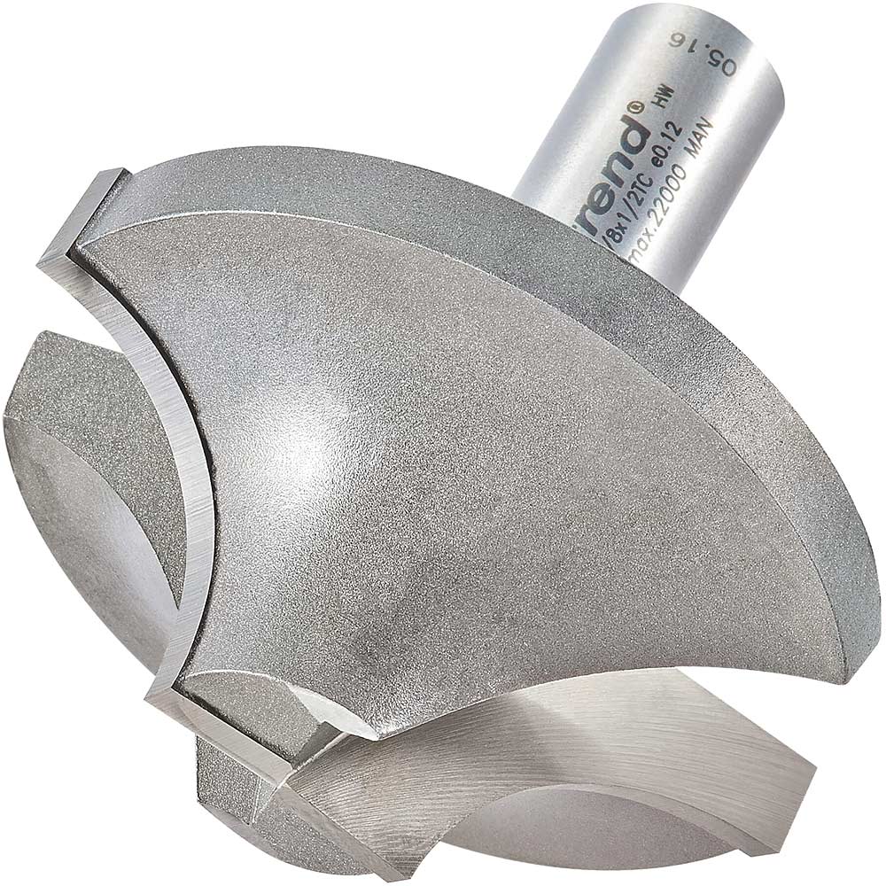 Image of Trend Ovolo Rounding Over Router Cutter 60mm 27mm 1/2"