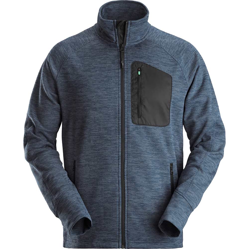 Image of Snickers 8042 Flexi Work Fleece Jacket Navy / Black XS